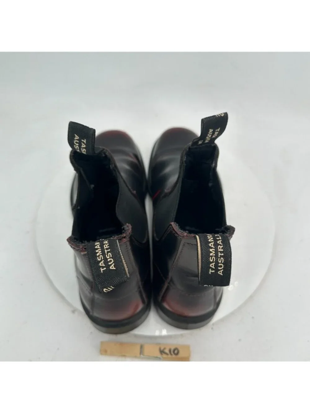 Blundstone Men Size 7 US 8 Black Leather Pull On Side Elastic Chelsea Boot